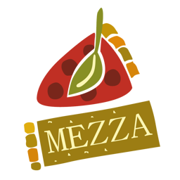 Mezza Pizza logo.